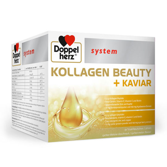 Doppelherz System Kolagen Beauty + kaviar, 30 ampul