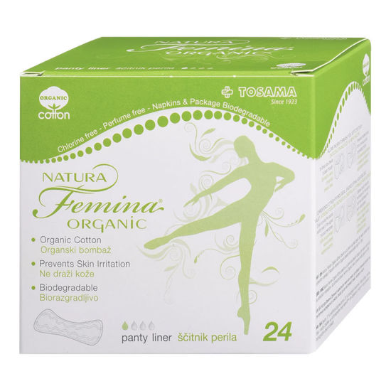 Natura Femina Organic Panty Liner organski bombažni vložki, 40 kosov