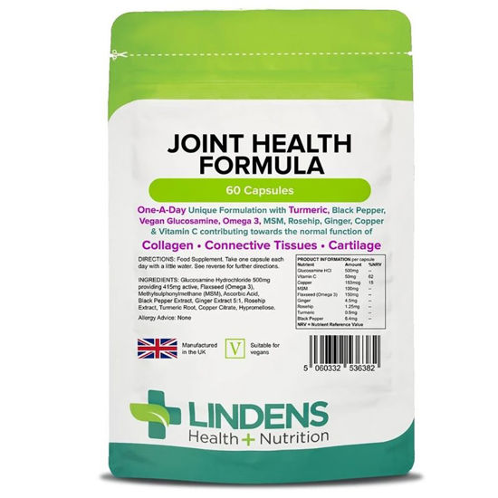 Lindens Joint Health Formula naravni kompleks za sklepe, 60 kapsul