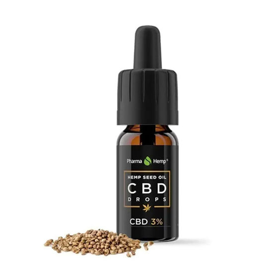 Pharma Hemp CBD kapljice v konopljinem olju, 10 mL