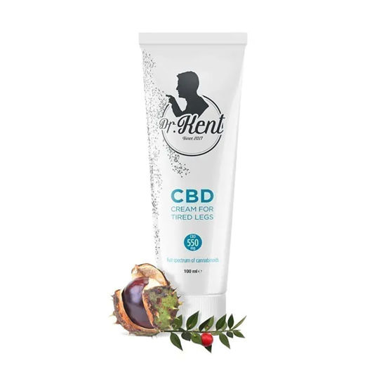 Dr. Kent CBD krema za utrujene noge (1100mg), 100 mL