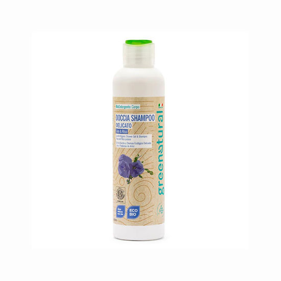 GreeNatural naravni gel za prhanje in šampon za lase v enem, 250 mL