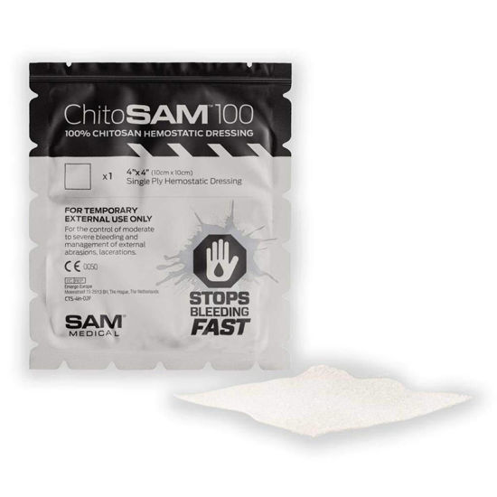 ChitoSAM 100 hemostatična blazinica, 1 blazinica