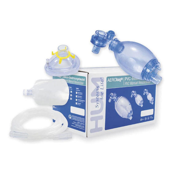 HUM AERObag PVC dihalni balon za enkratno uporabo za otroke, 1 balon