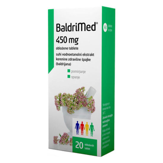BaldriMed 450 mg, 20 obloženih tablet