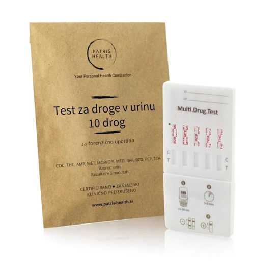 Patris Health Hitri test za droge v urinu (10 drog), različna pakiranja