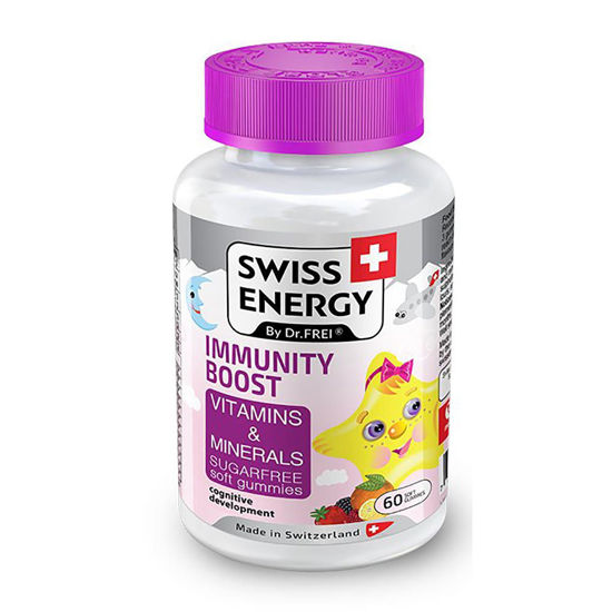 Swiss Energy Dr. Frei Immunity Boost vitamini, 60 gumijastih medvedkov