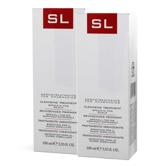 Vital Plus S-L čistilna pena za lasišče, 2x100 mL - PROMO PACK