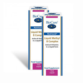 Slika BioCare Nutrisorb tekoči metil B kompleks, 2x15 mL (DOUBLE PACK)