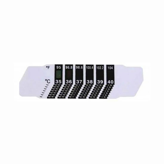 Čelni PVC trak za merjenje telesne temperature, 2 termometra