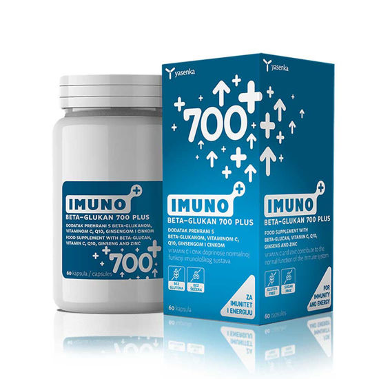 Yasenka Imuno beta-glukan 700 plus, 60 kapsul