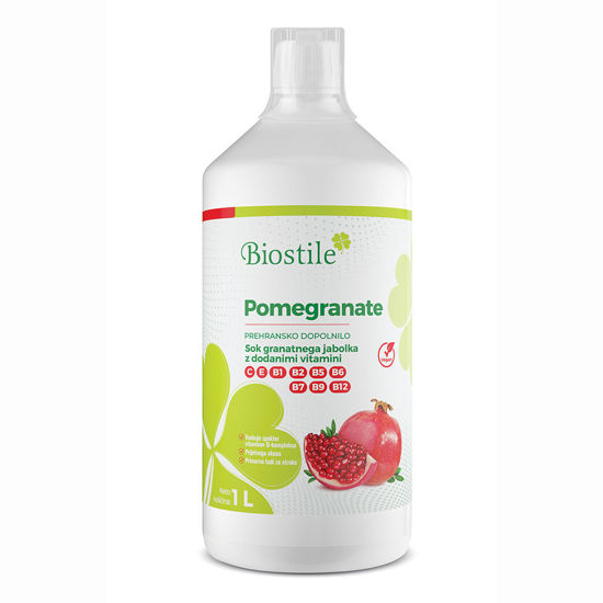 Biostile Pomegranate granatno jabolko naravni sok, 1 L