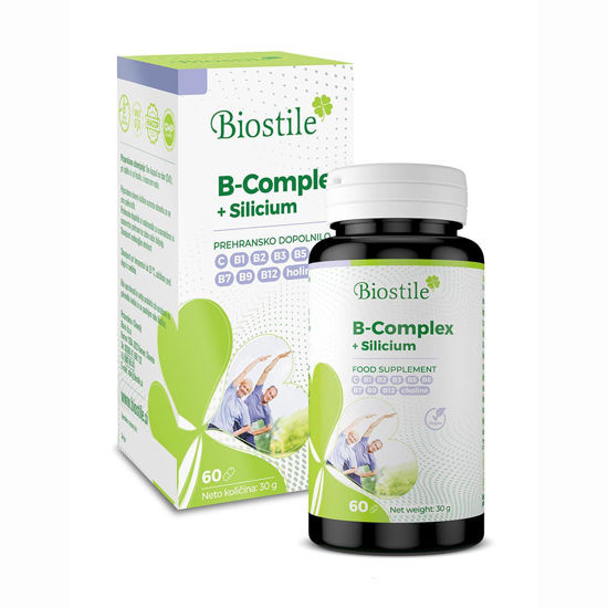Biostile B-Complex + Silicium, 60 kapsul