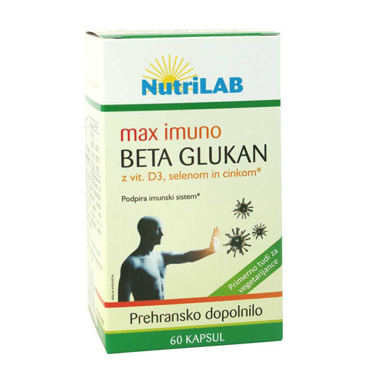 Nutrilab Beta glukan, 60 kapsul
