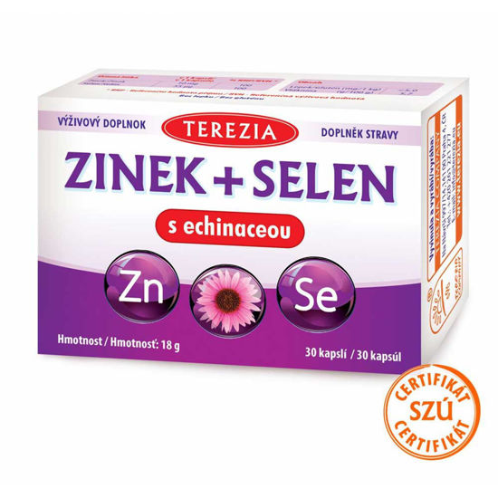Terezia Cink + Selen + Echinacea, 30 kapsul