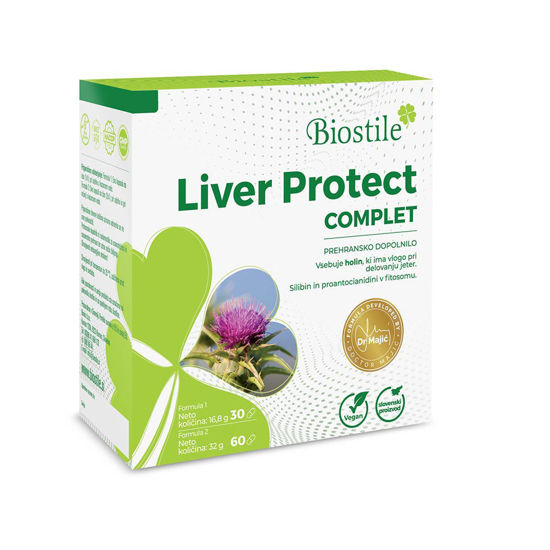Liver Protect Complet Biostile pomoč jetrom, 30 + 60 kapsul