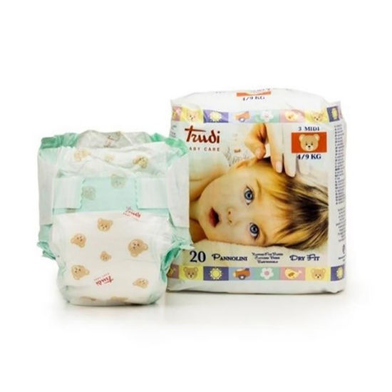 Trudi Care plenice Midi 4-9 kg, 20 plenic ali AKCIJA