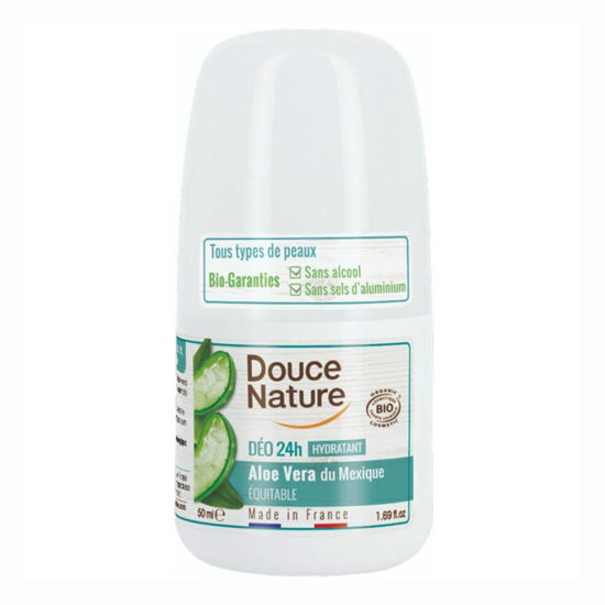 Douce Nature Naravni deodorant roll-on 24H - aloe vera, 50 mL