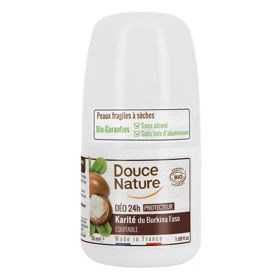 Slika Douce Nature Naravni deodorant roll-on 24H - karite, 50 mL