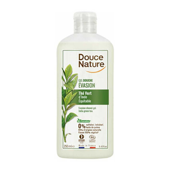 Douce Nature naravni gel za tuširanje zeleni čaj, 250 mL