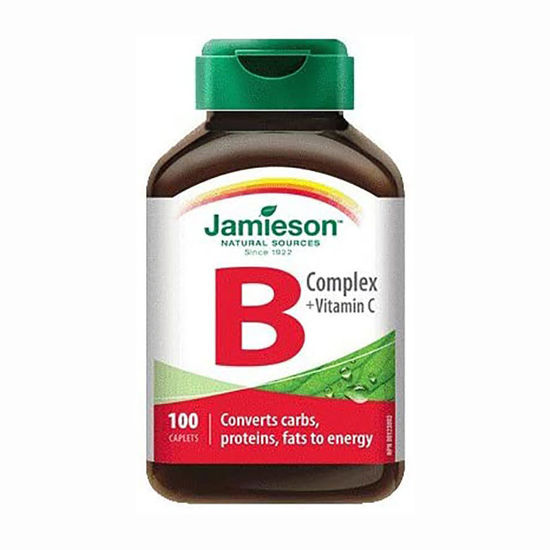 Jamieson B kompleks + vitamin C, 100 tablet