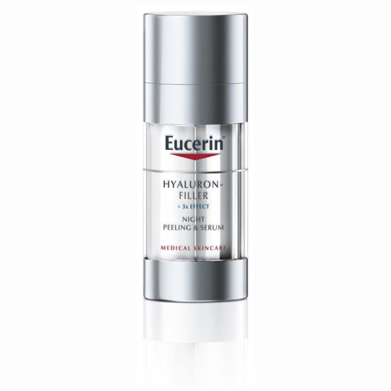 Eucerin Hyaluron-Filler nočni piling in serum, 2x15 mL