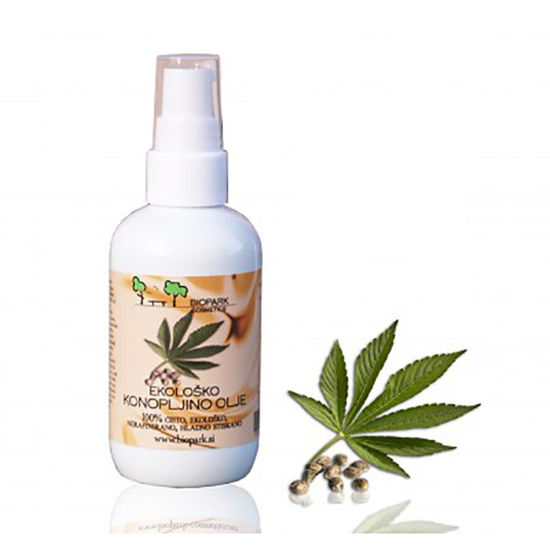 Biopark ekološko konopljino olje, 100 mL