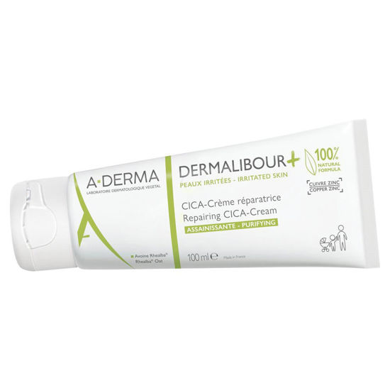 A-Derma Dermalibour + obnavljajoča CICA krema, 50 ali 100 mL
