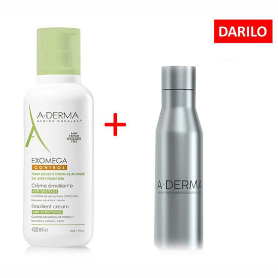 A-Derma Exomega Control emolientna krema, 400mL