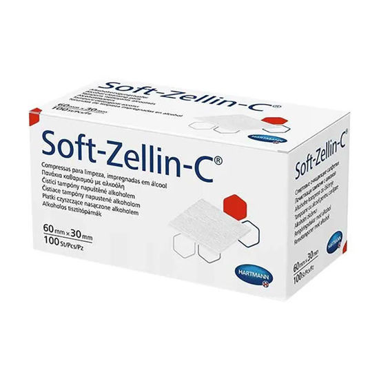 Soft Zellin C alkoholni robčki, 100 kosov