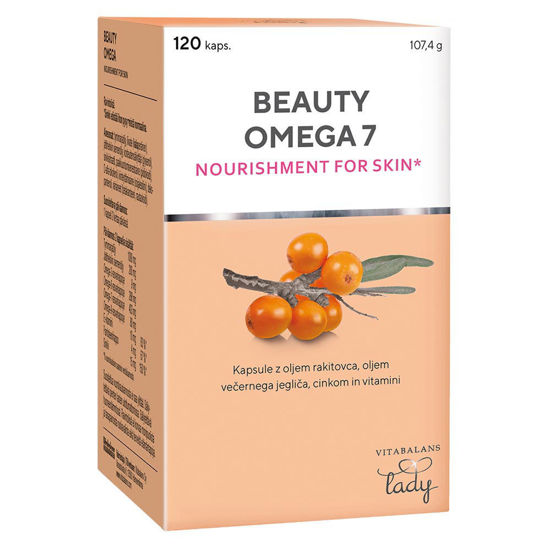 Vitabalans Beauty Omega-7, 120 kapsul