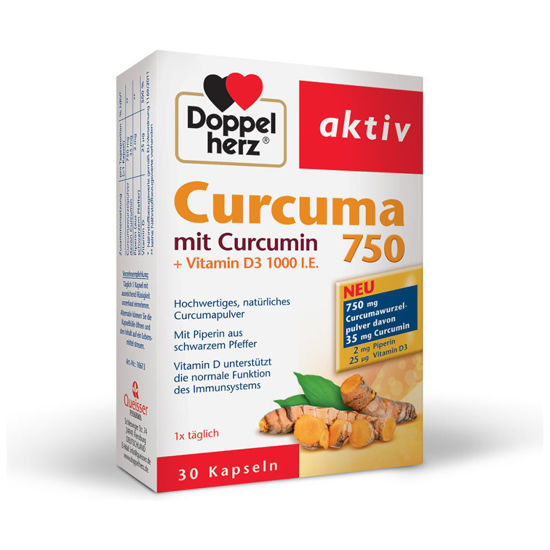 Doppelherz Aktiv kurkuma 750, 30 kapsul