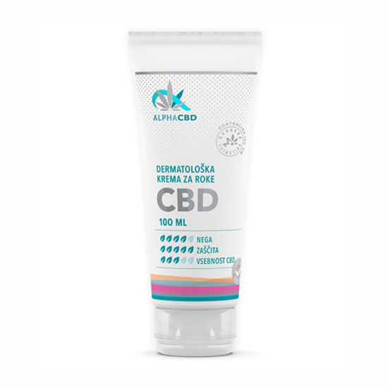 Alpha CBD dermatološka krema za roke, 100 mL