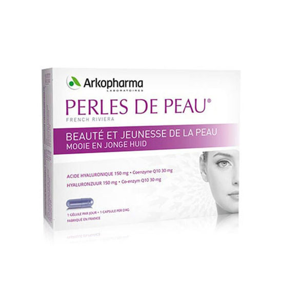 Arkopharma Perles de Peau kapsule s hialuronsko kislino in koencimom Q10, 30 kapsul
