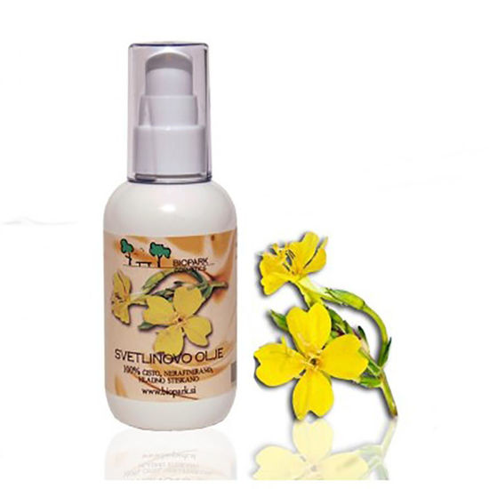 Biopark ekološko svetlinovo olje, 100 mL