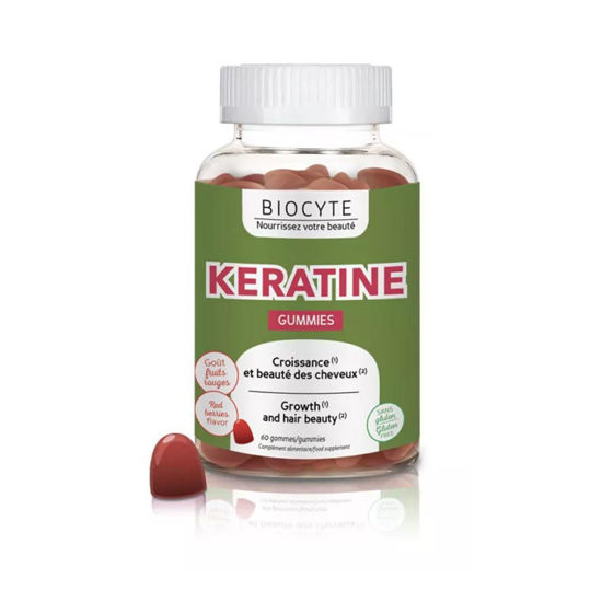 Biocyte keratin, 60 bonbonov