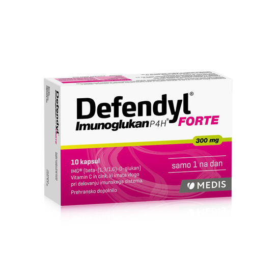 Defendyl-Imunoglukan P4H forte, 5 ali 10 kapsul