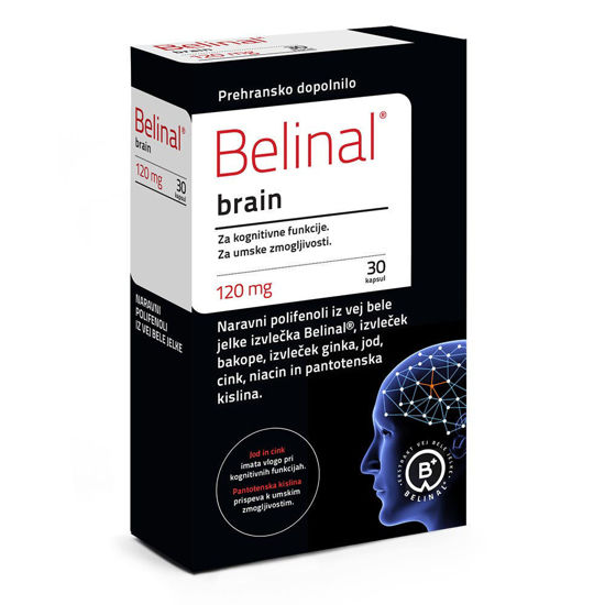 Belidor (prej Belinal) Brain - spomin & zbranost, 30 kapsul