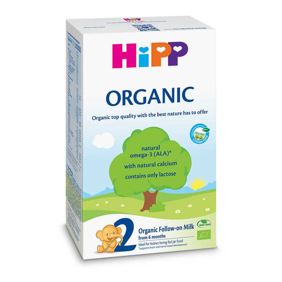 Hipp 2 ORGANIC nadaljevalno mleko za dojenčke, 300 g