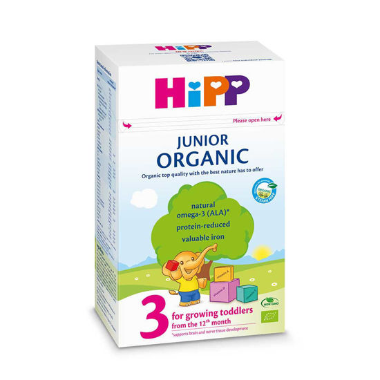 Hipp 3 Junior ORGANIC nadaljevalno mleko za dojenčke, 500 g