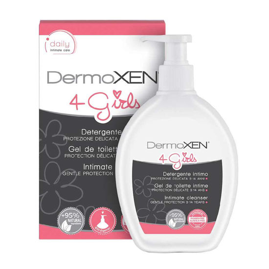 DermoXEN 4 Girls gel za intimno nego 3+, 200 mL