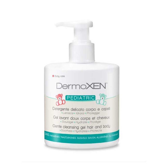 DermoXEN Pediatric Hair & Body 0+ čistilni gel nego, 300 mL