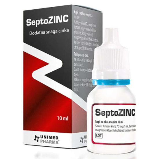 SeptoZinc kapljice za oko, 10 mL