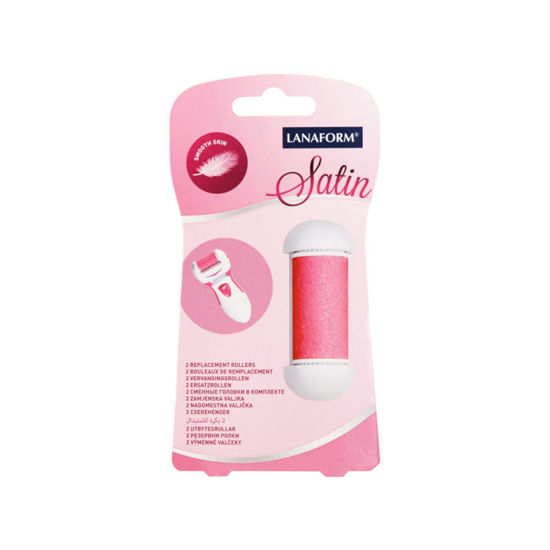 Lanaform nadomestni vložki za aparat za pedikuro Satin, 2 valjčka