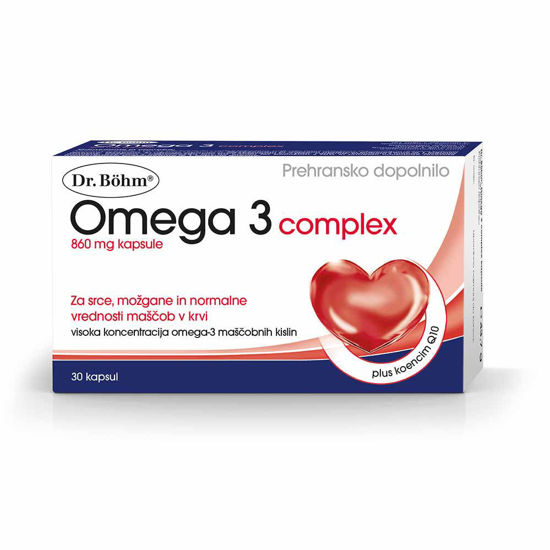 Dr. Böhm Omega 3 kompleks, 30 ali 60 kapsul