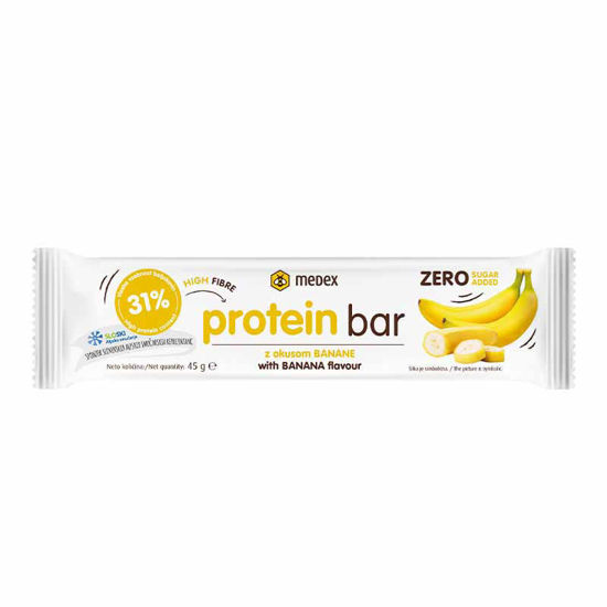 Medex protein bar – banana, 1 ploščica