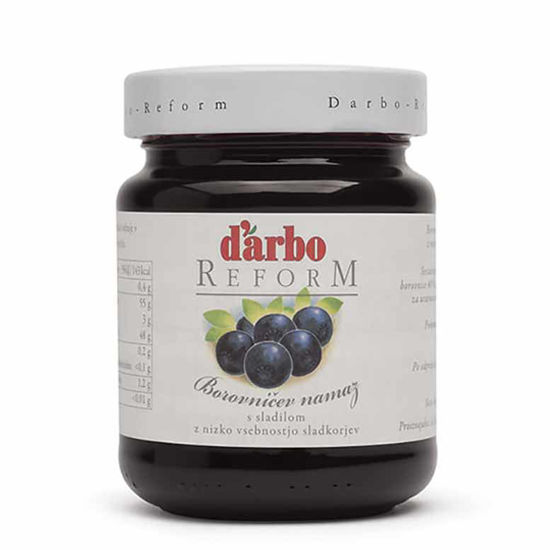 D’arbo Reform borovničev namaz s sladilom, 330 g