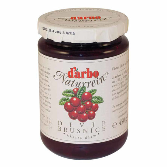 D’arbo Naturrein ekstra džem divja brusnica, 450 g