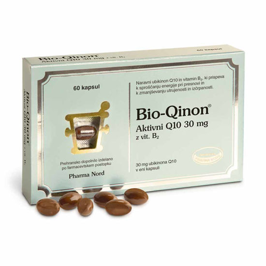 Bio-QINON Pharma nord Q10 30 mg z vitaminom B2, 60 kapsul