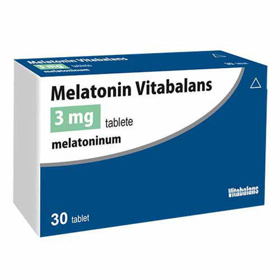 Melatonin Vitabalans 3 mg tablete, 10 ali 30 tablet